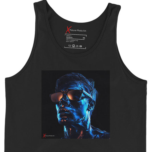 Unisex Tank Top, Blue Glow Boy