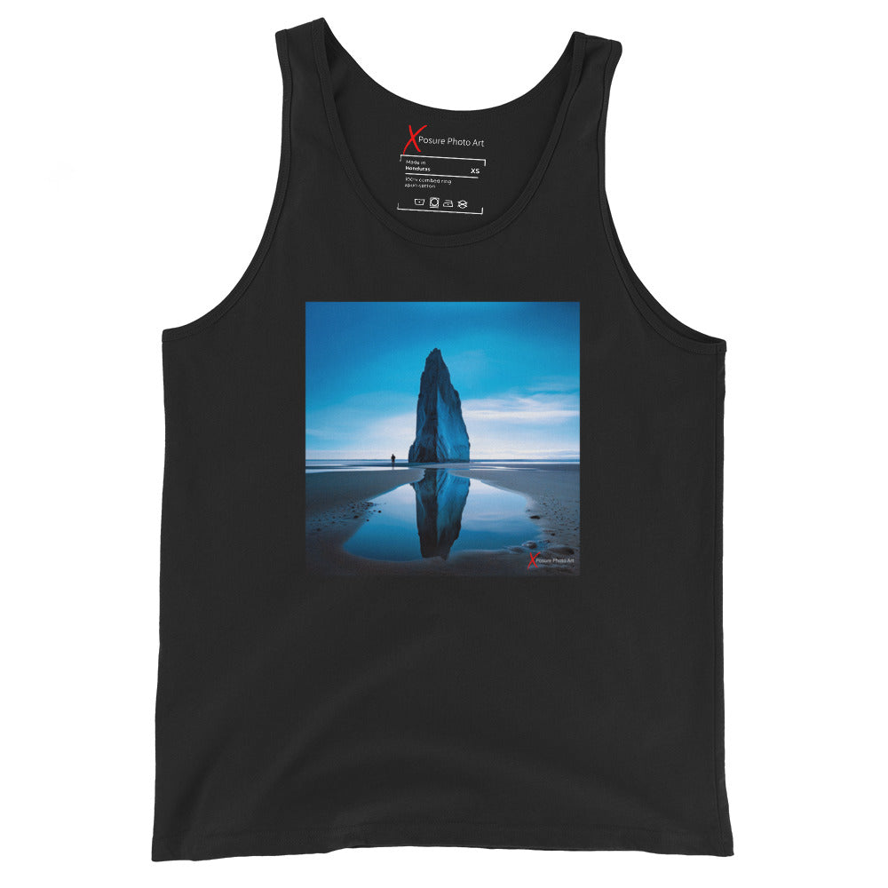 Unisex Tank Top, Blue Pinnacle