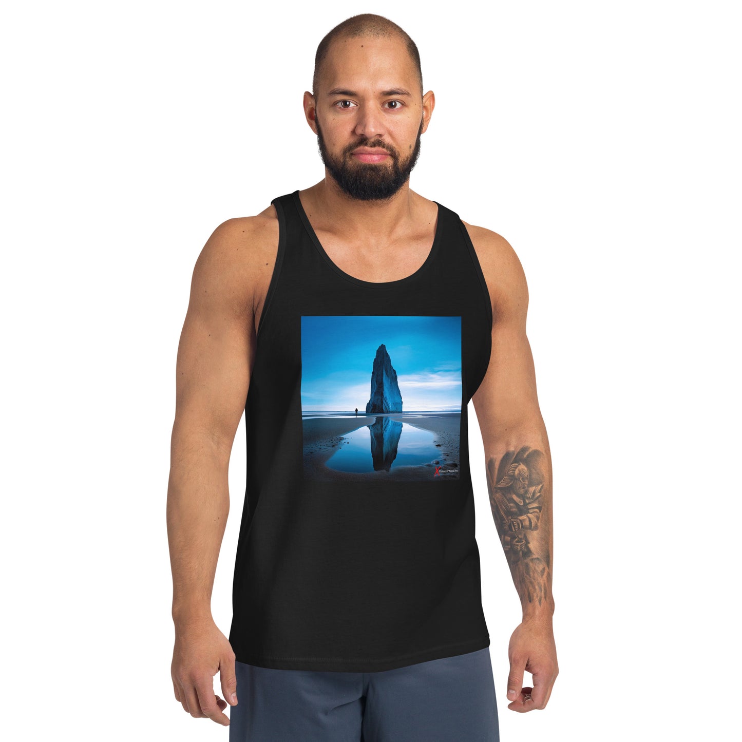 Unisex Tank Top, Blue Pinnacle