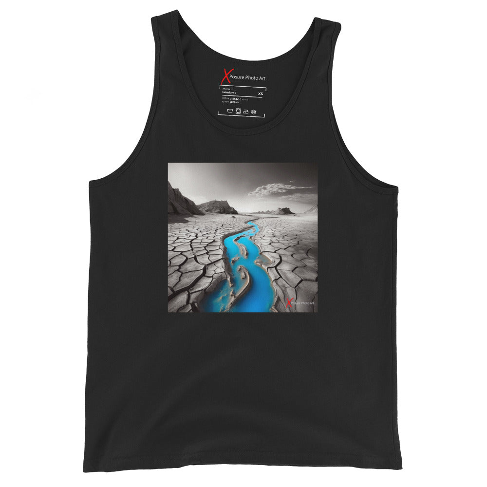 Unisex Tank Top, Blue River