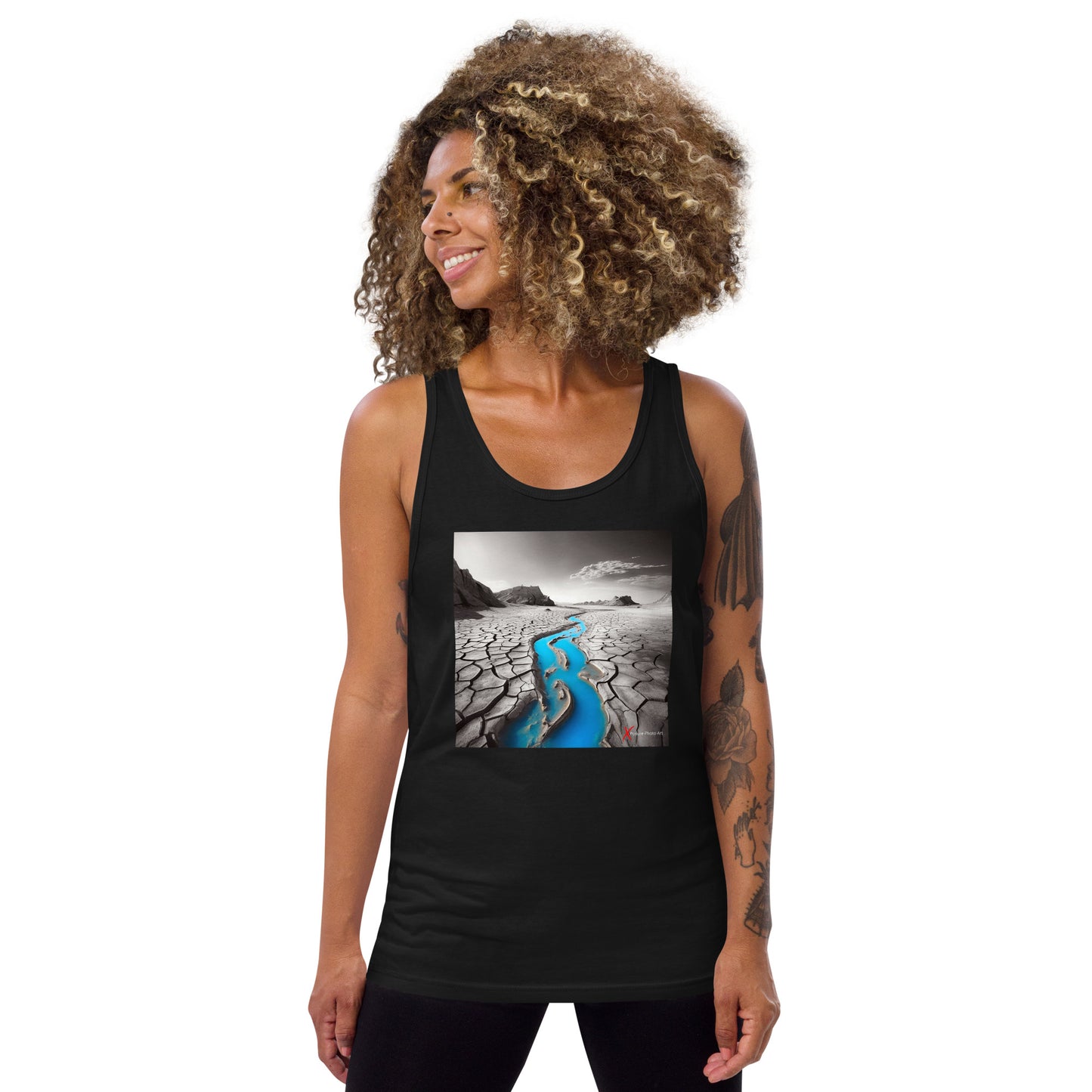 Unisex Tank Top, Blue River