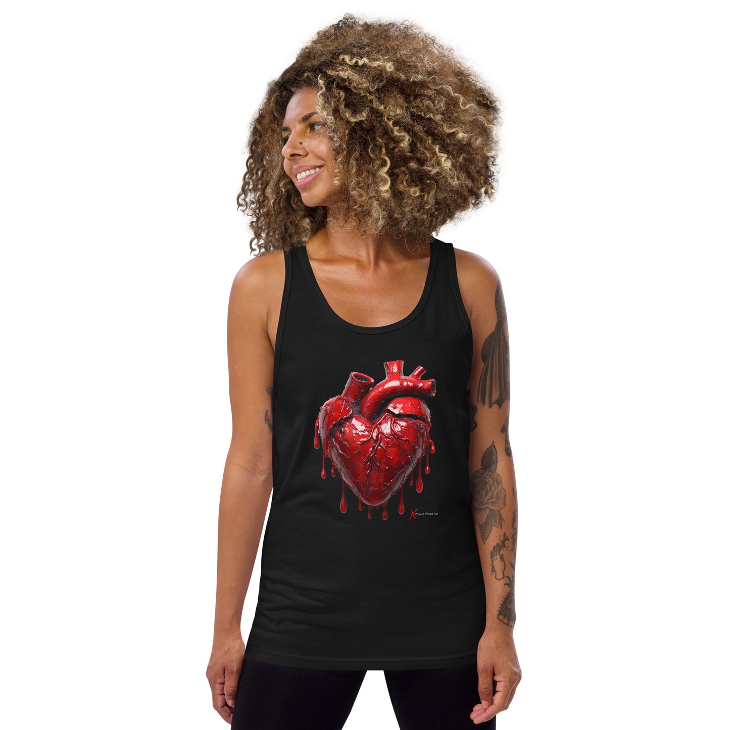 Unisex Tank Top, Bleeding Heart