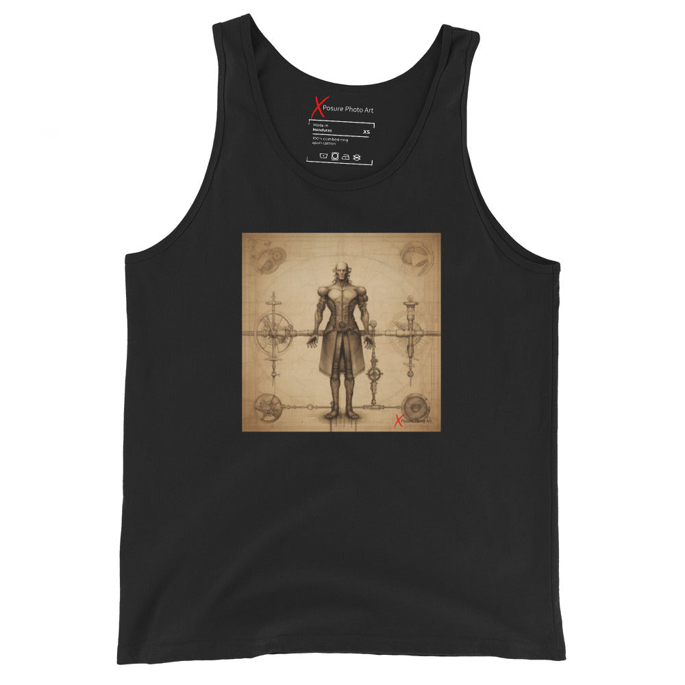 Unisex Tank Top, Da Vinci Steampunk Men