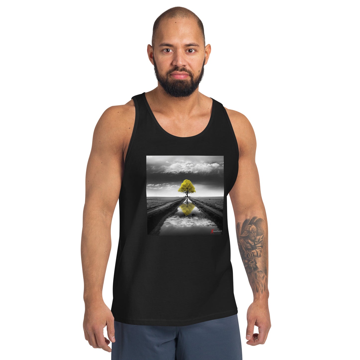 Unisex Tank Top, Yellow Tree