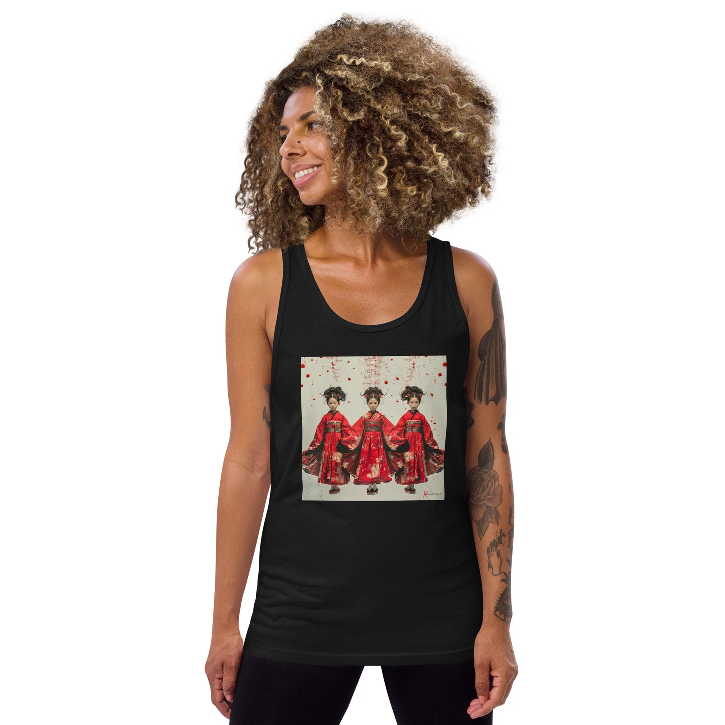 Unisex Tank Top, Oriental Triplets