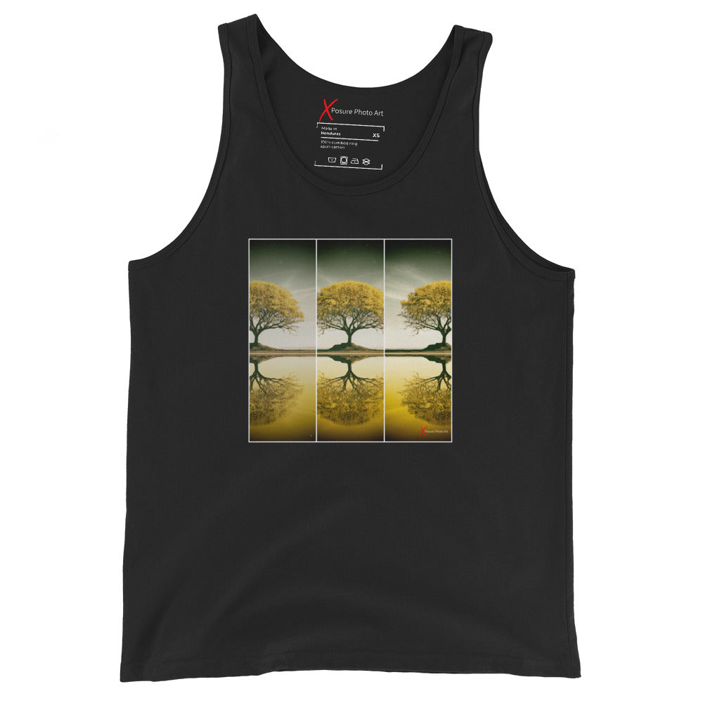 Unisex Tank Top, Yellow Triology