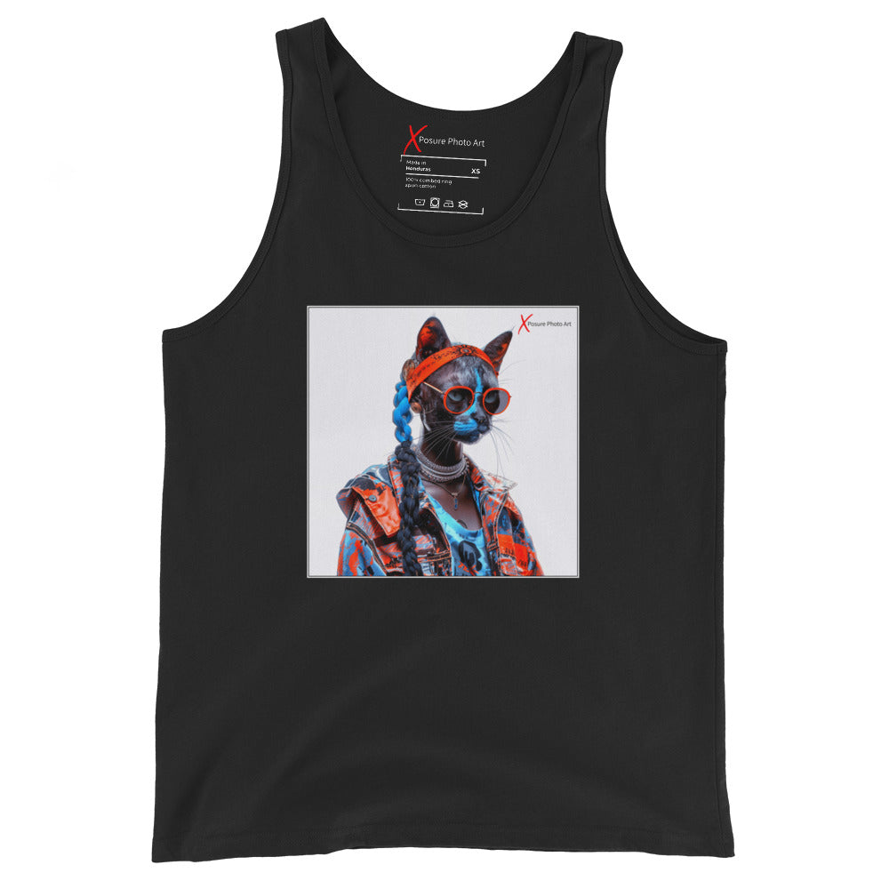 Unisex Tank Top, Hip Hop Kittie