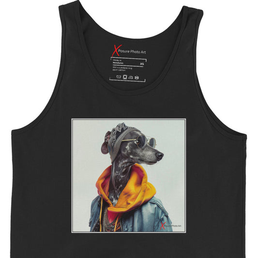 Unisex Tank Top, Galgo Hipster
