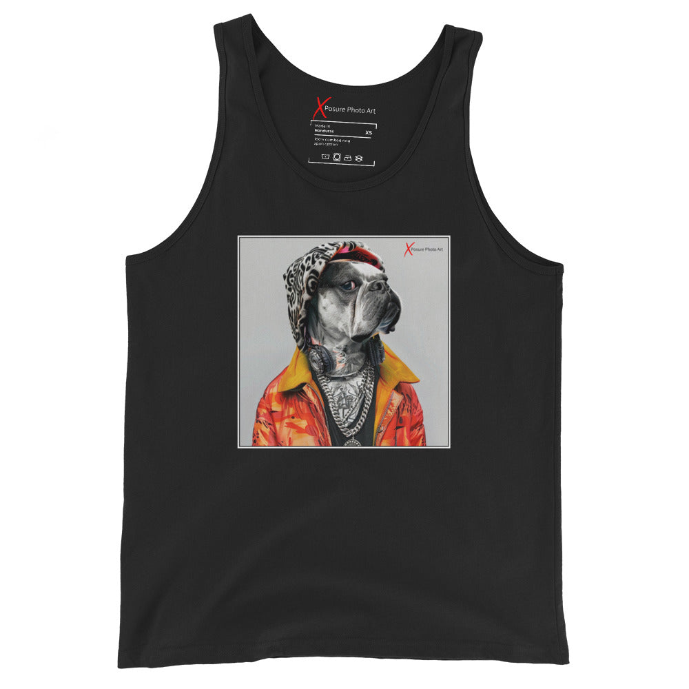 Unisex Tank Top, Bulldog Rapper