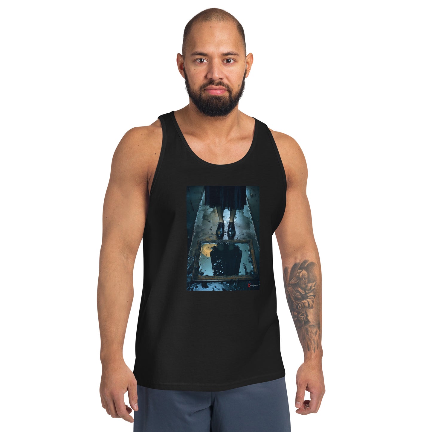 Unisex Tank Top, Woman Reflection