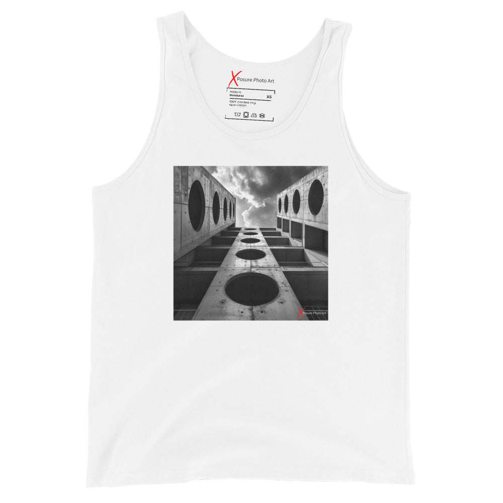 Unisex Tank Top, Concrete Geometry