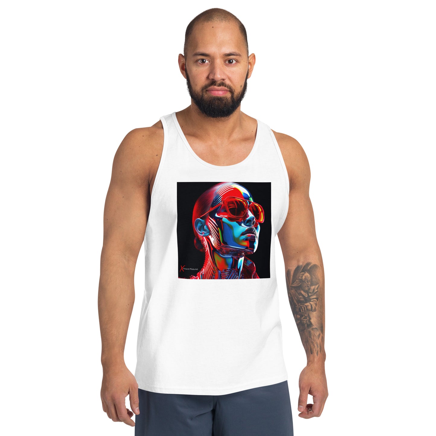 Unisex Tank Top, Neon Glow Girl