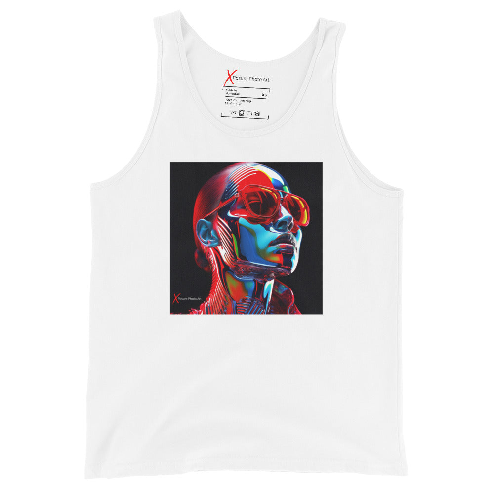 Unisex Tank Top, Neon Glow Girl