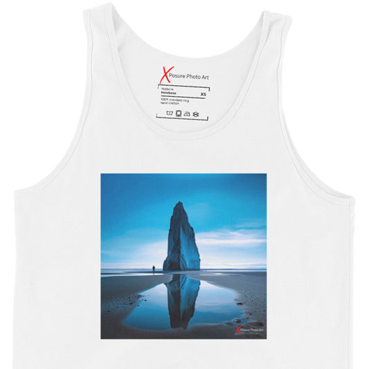 Unisex Tank Top, Blue Pinnacle