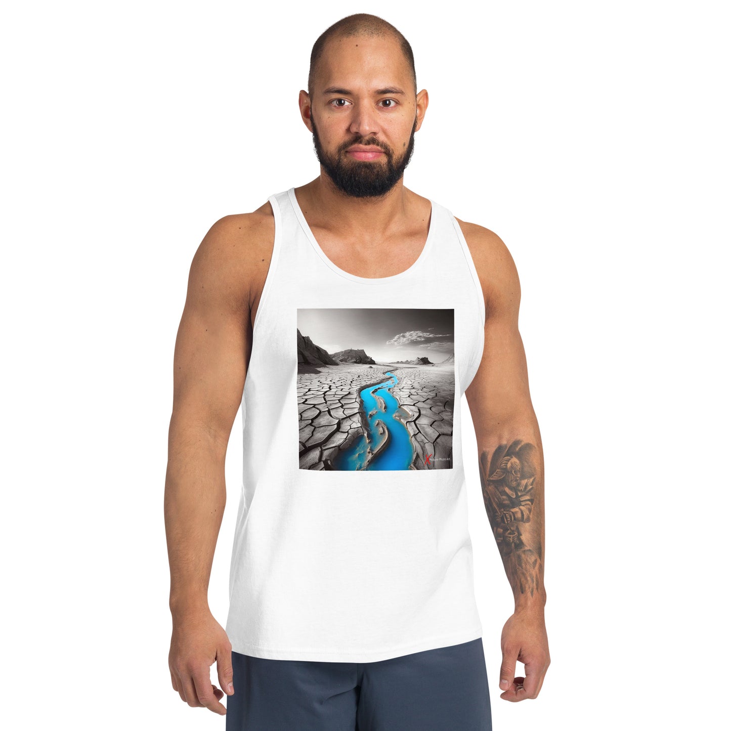 Unisex Tank Top, Blue River