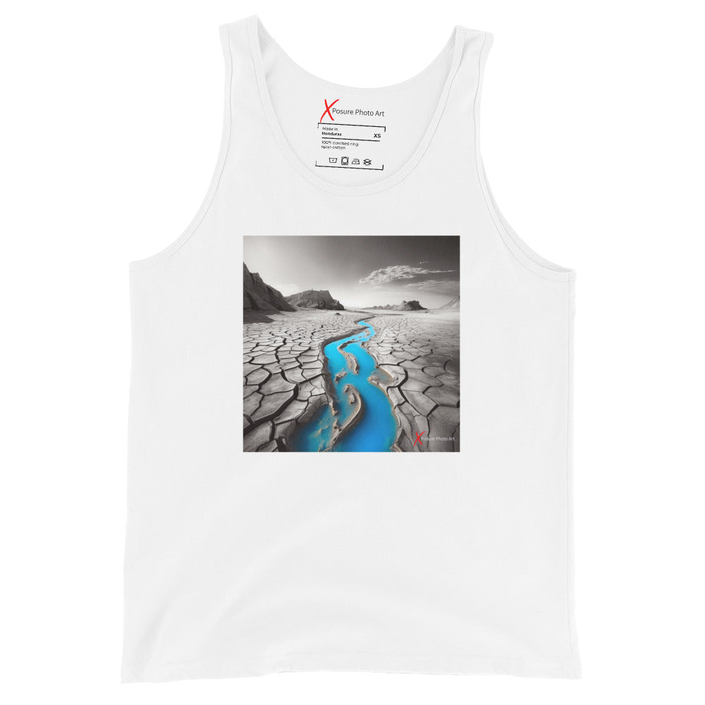 Unisex Tank Top, Blue River