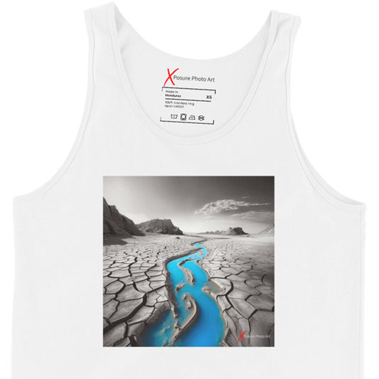Unisex Tank Top, Blue River