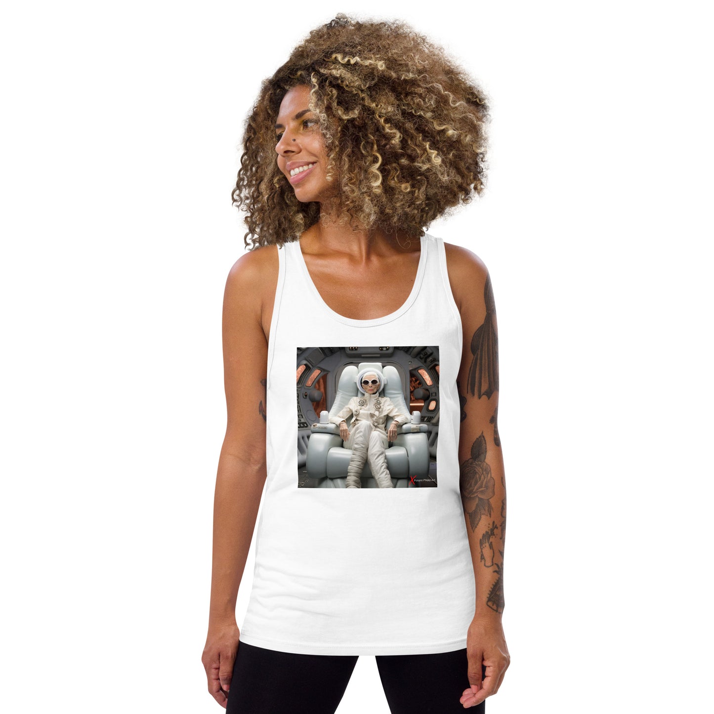 Unisex Tank Top, Abu Spaceship