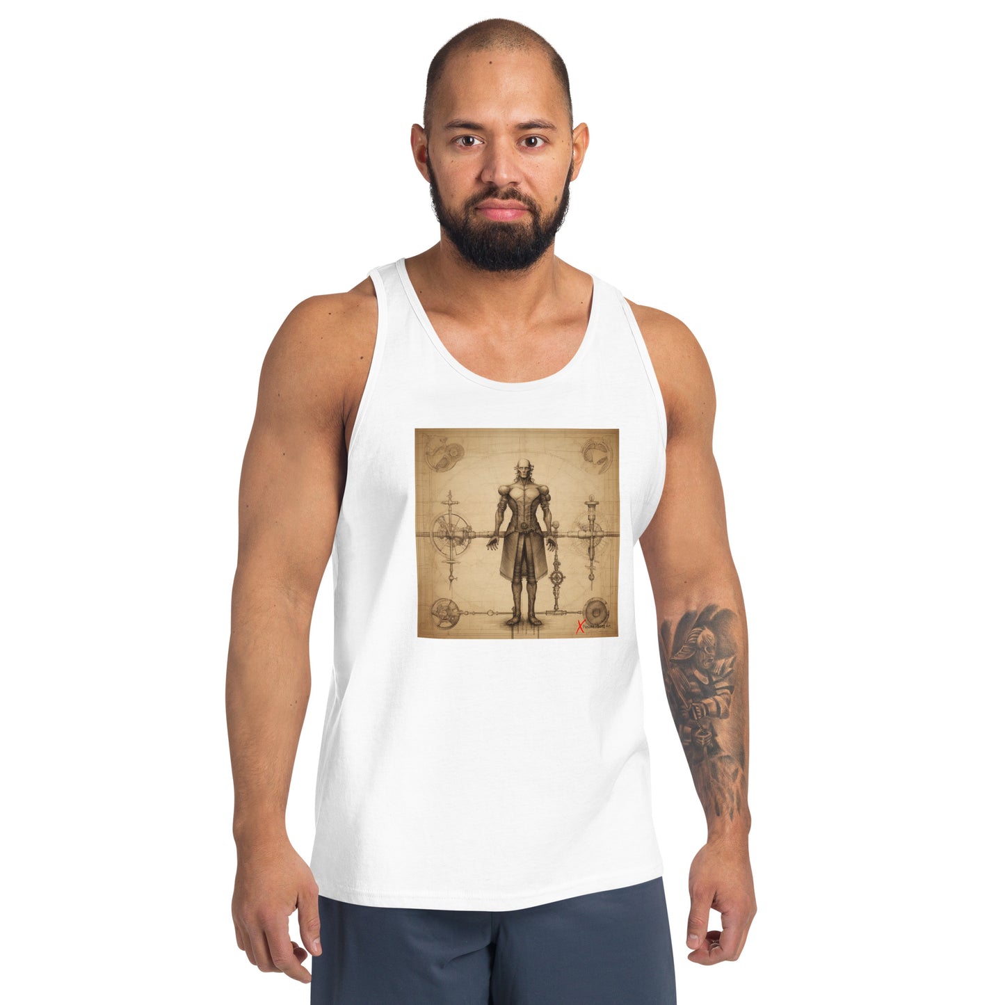 Unisex Tank Top, Da Vinci Steampunk Men