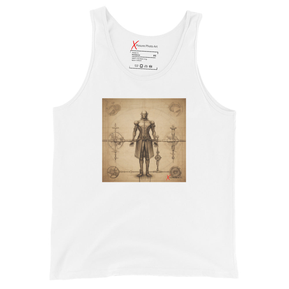 Unisex Tank Top, Da Vinci Steampunk Men