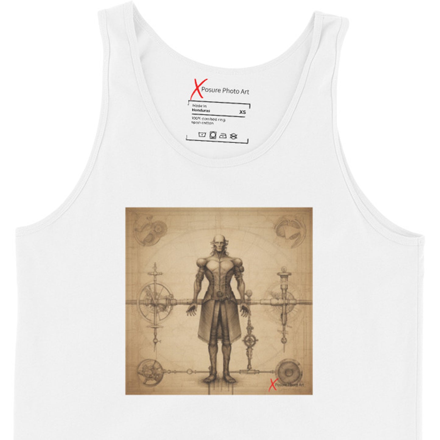 Unisex Tank Top, Da Vinci Steampunk Men
