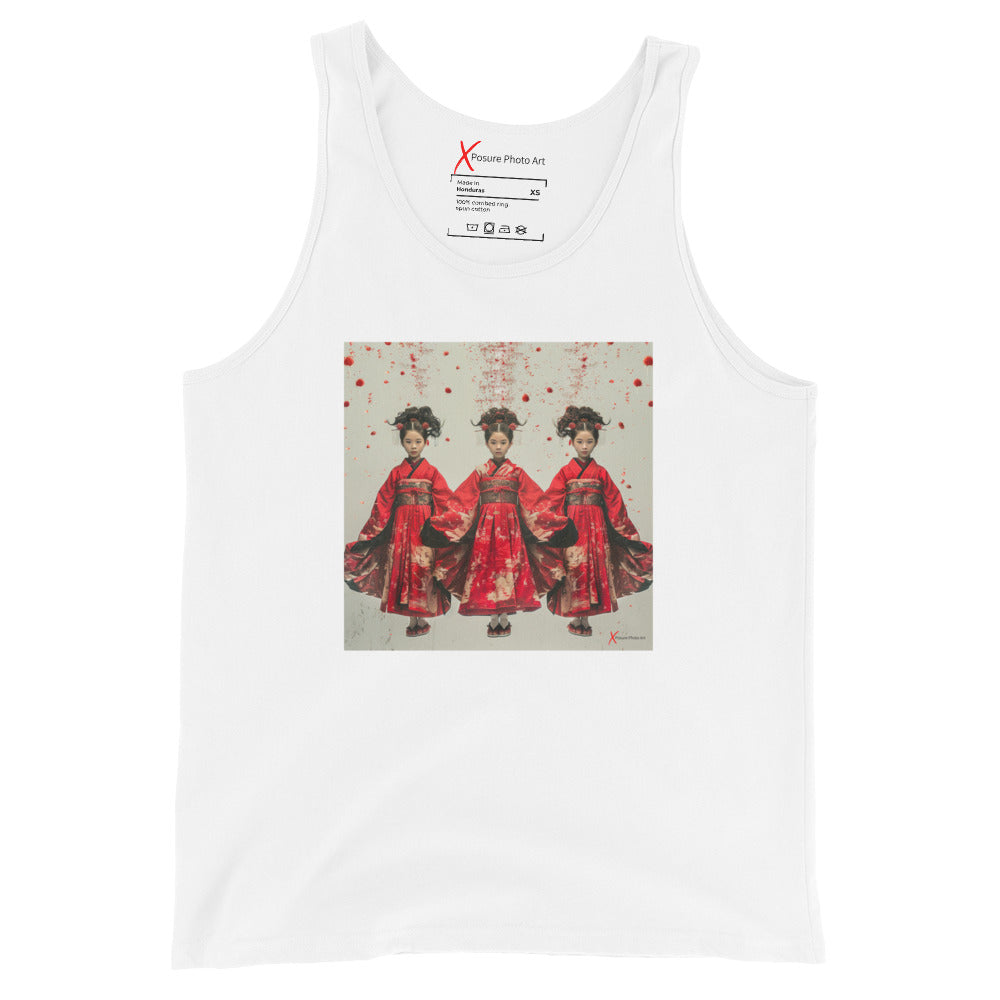 Unisex Tank Top, Oriental Triplets