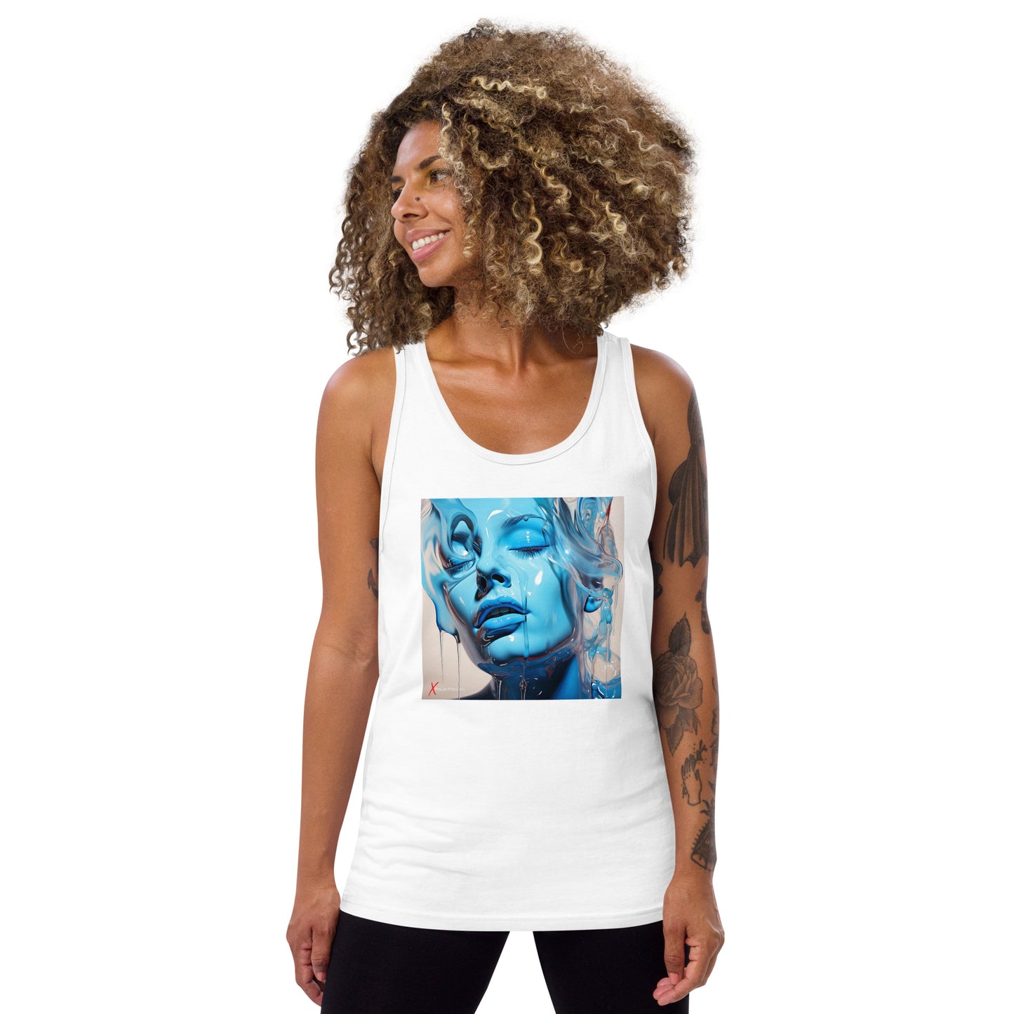 Unisex Tank Top, Blue Ecstasy