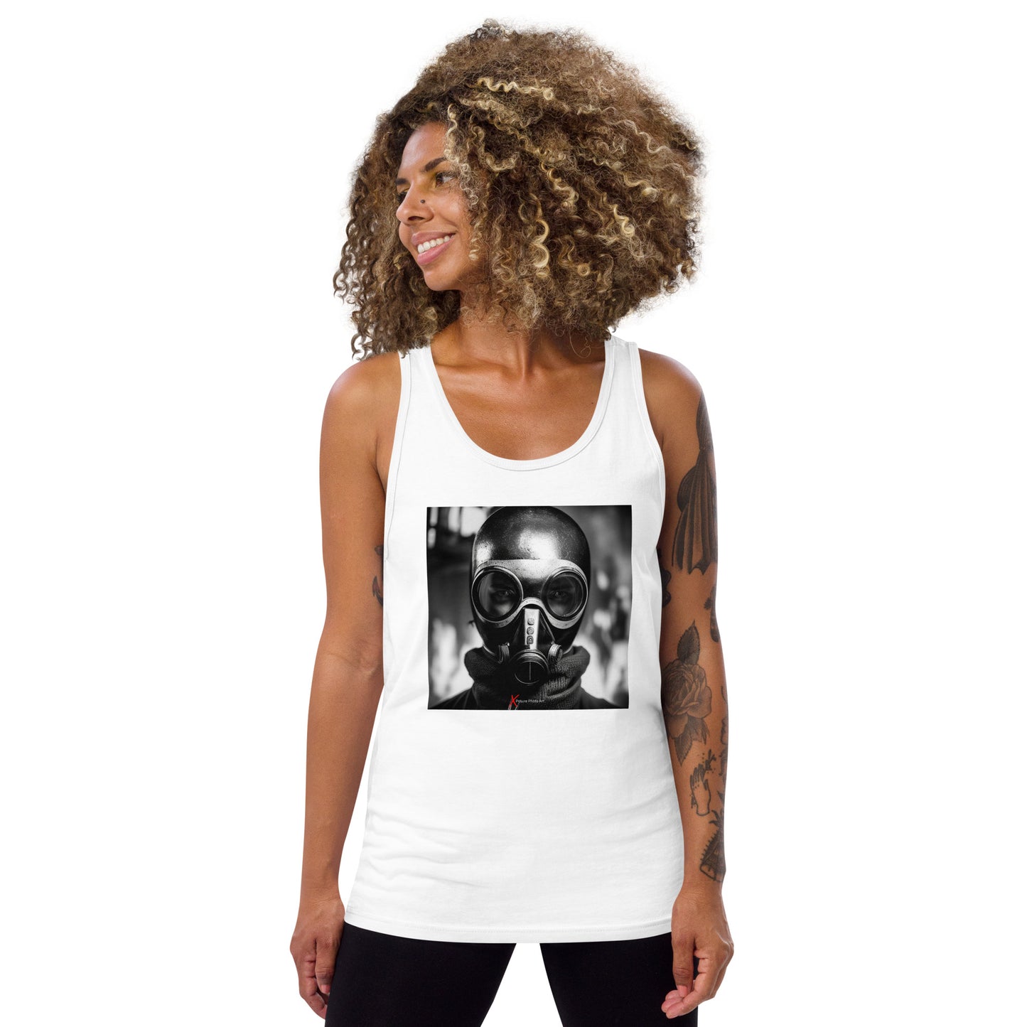 Unisex Tank Top, Gas Mask