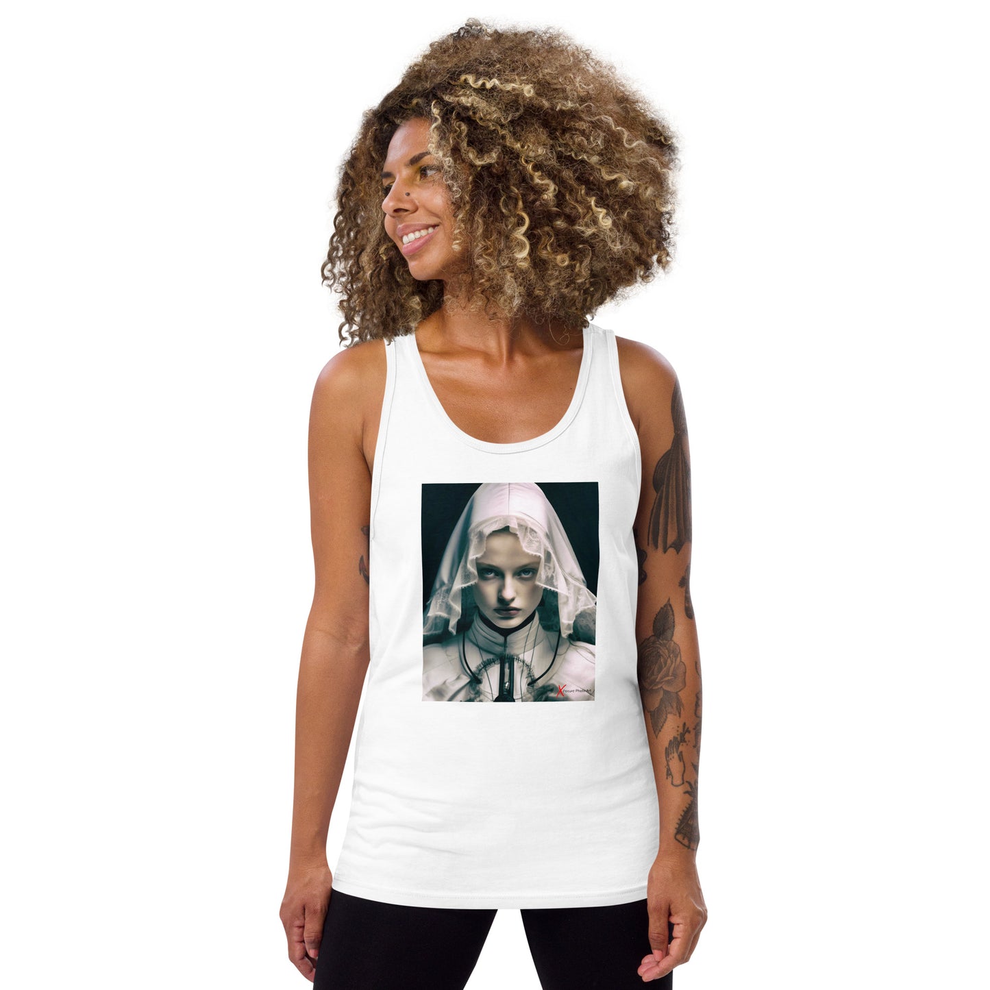 Unisex Tank Top, Dark Nun