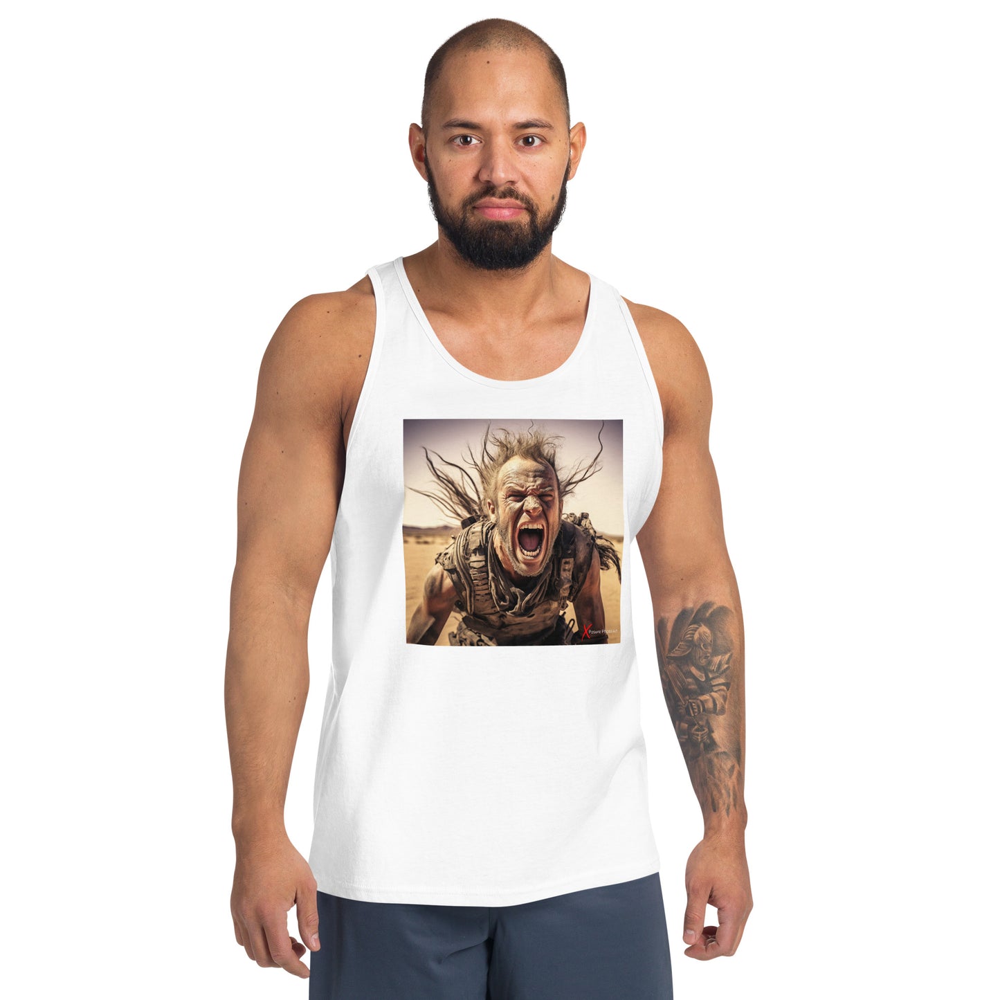 Unisex Tank Top, Warrior Man