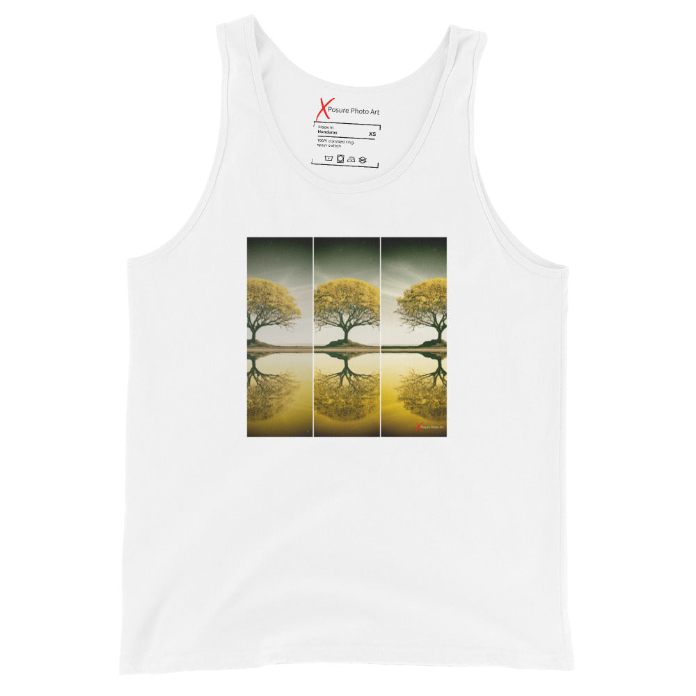 Unisex Tank Top, Yellow Triology