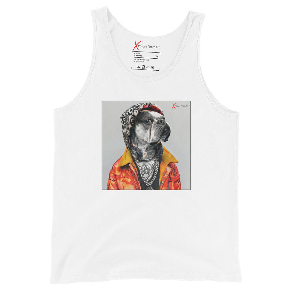 Unisex Tank Top, Bulldog Rapper