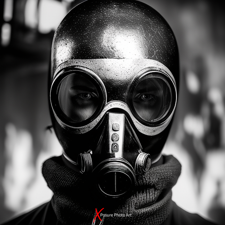 Unisex Tank Top, Gas Mask