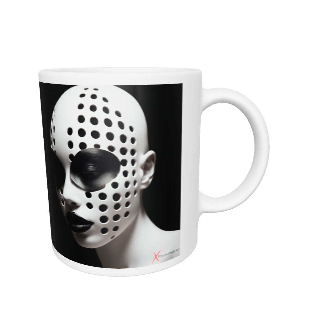 Chic White glossy mug