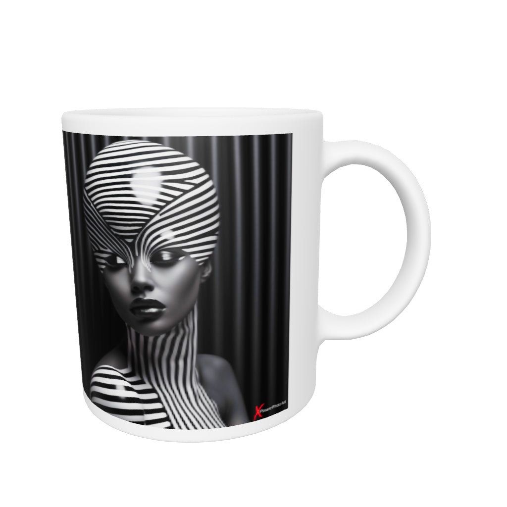 Chic White glossy mug