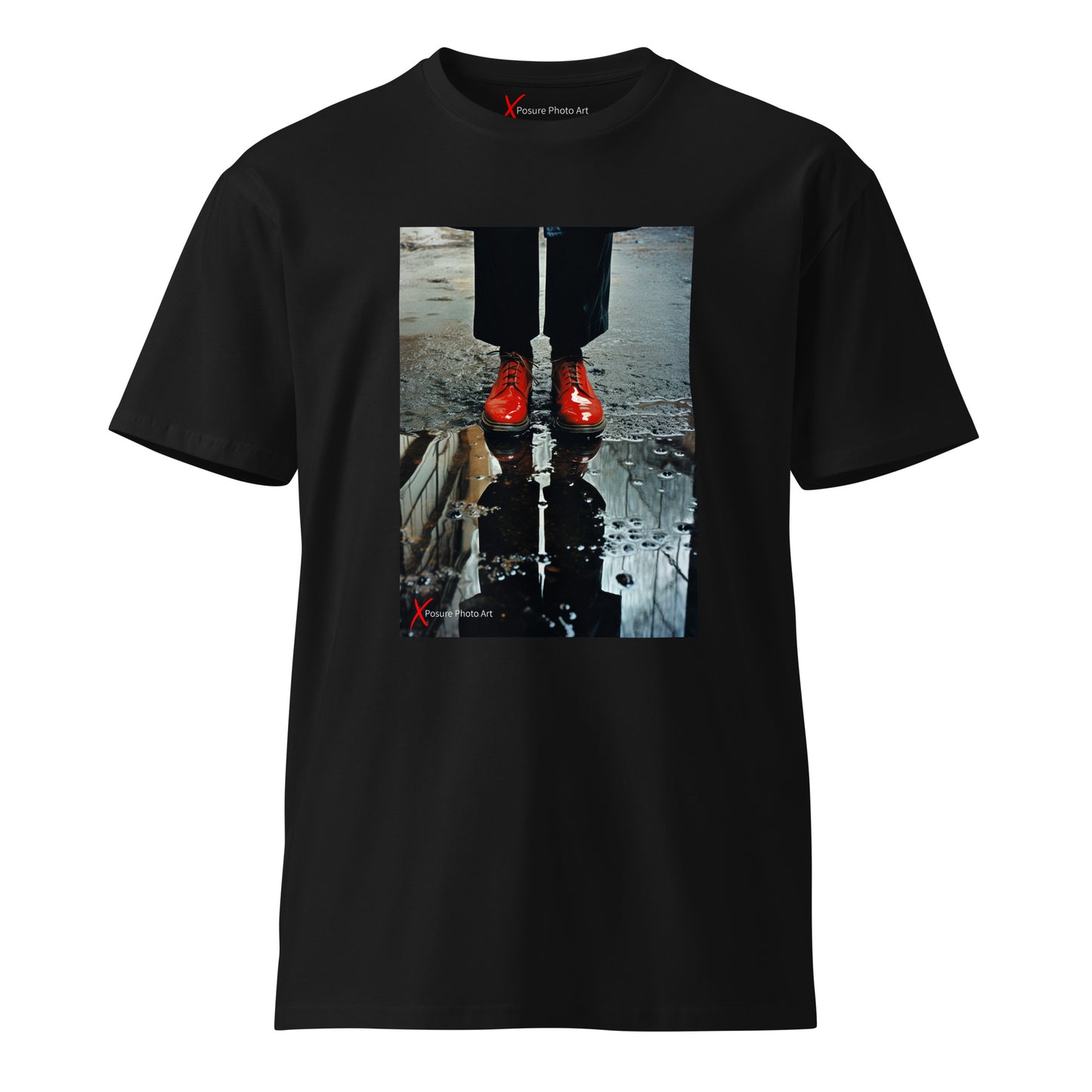 Unisex premium t-shirt, Red Shiny Shoes