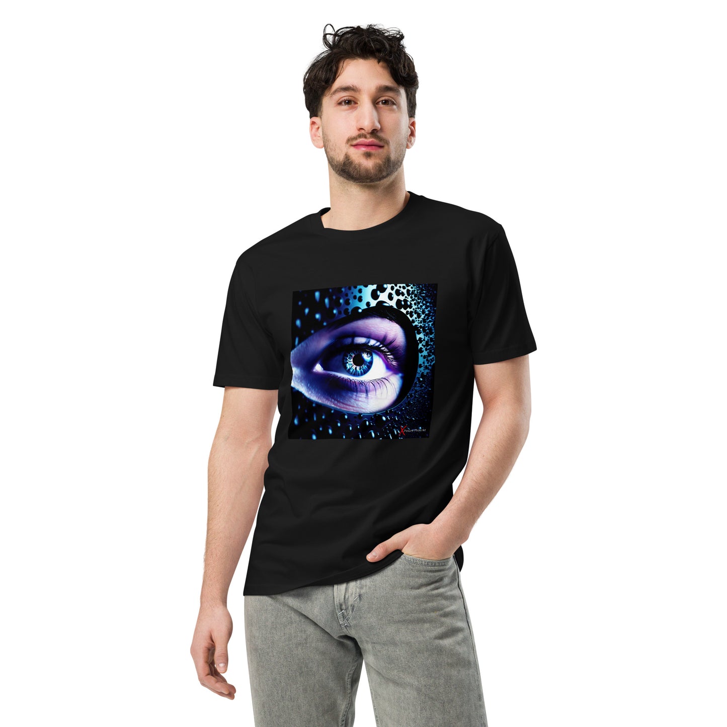 Unisex premium t-shirt, Leather Eye