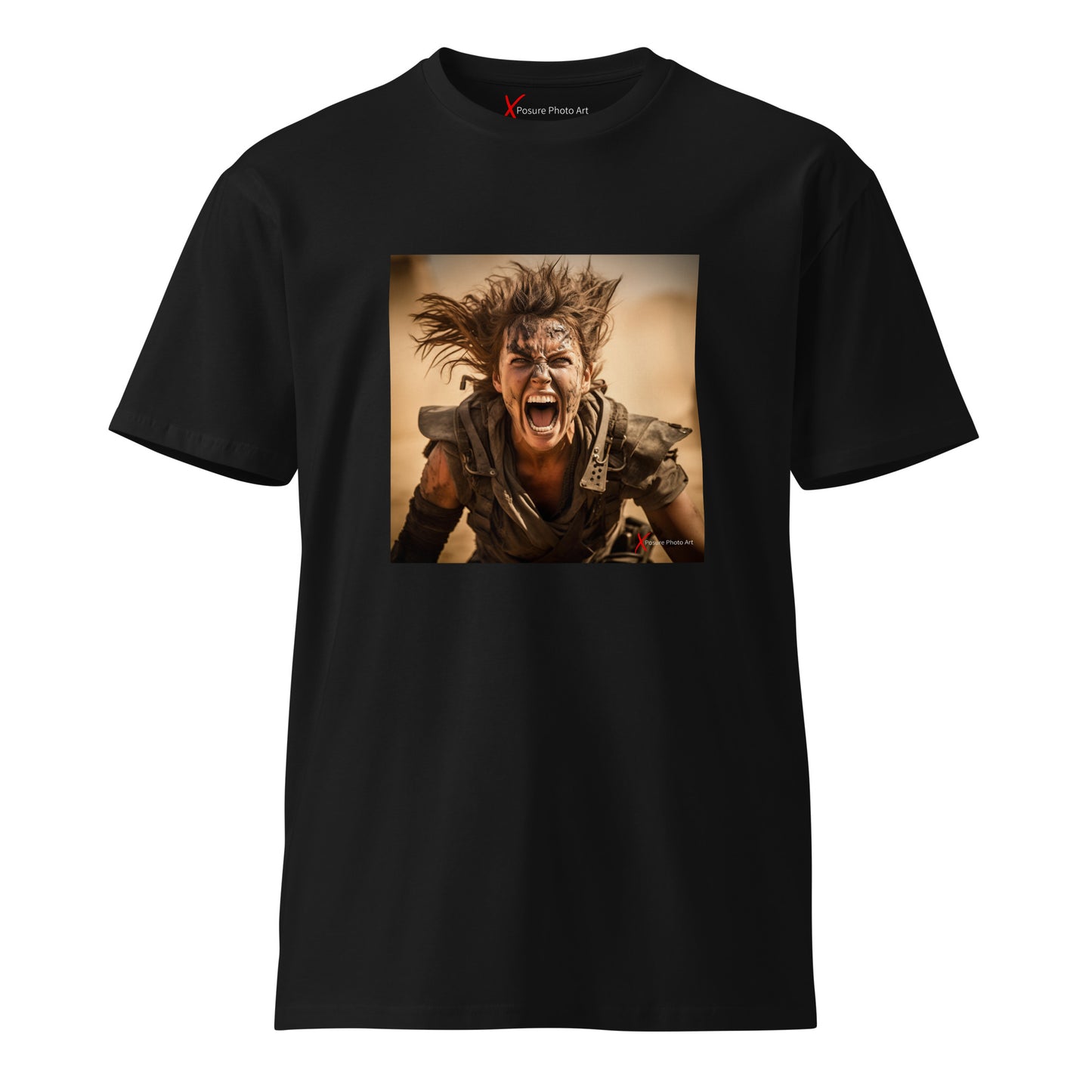 Unisex premium t-shirt, Warrior Girl