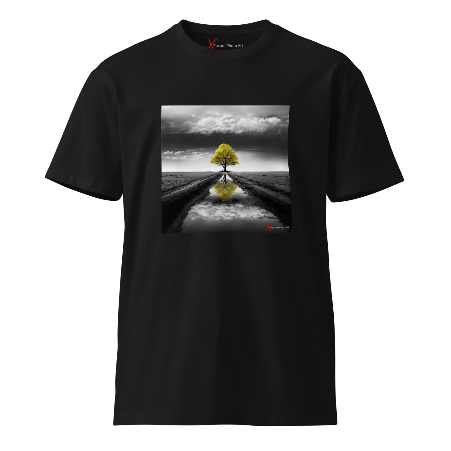 Unisex premium t-shirt, Yellow Tree