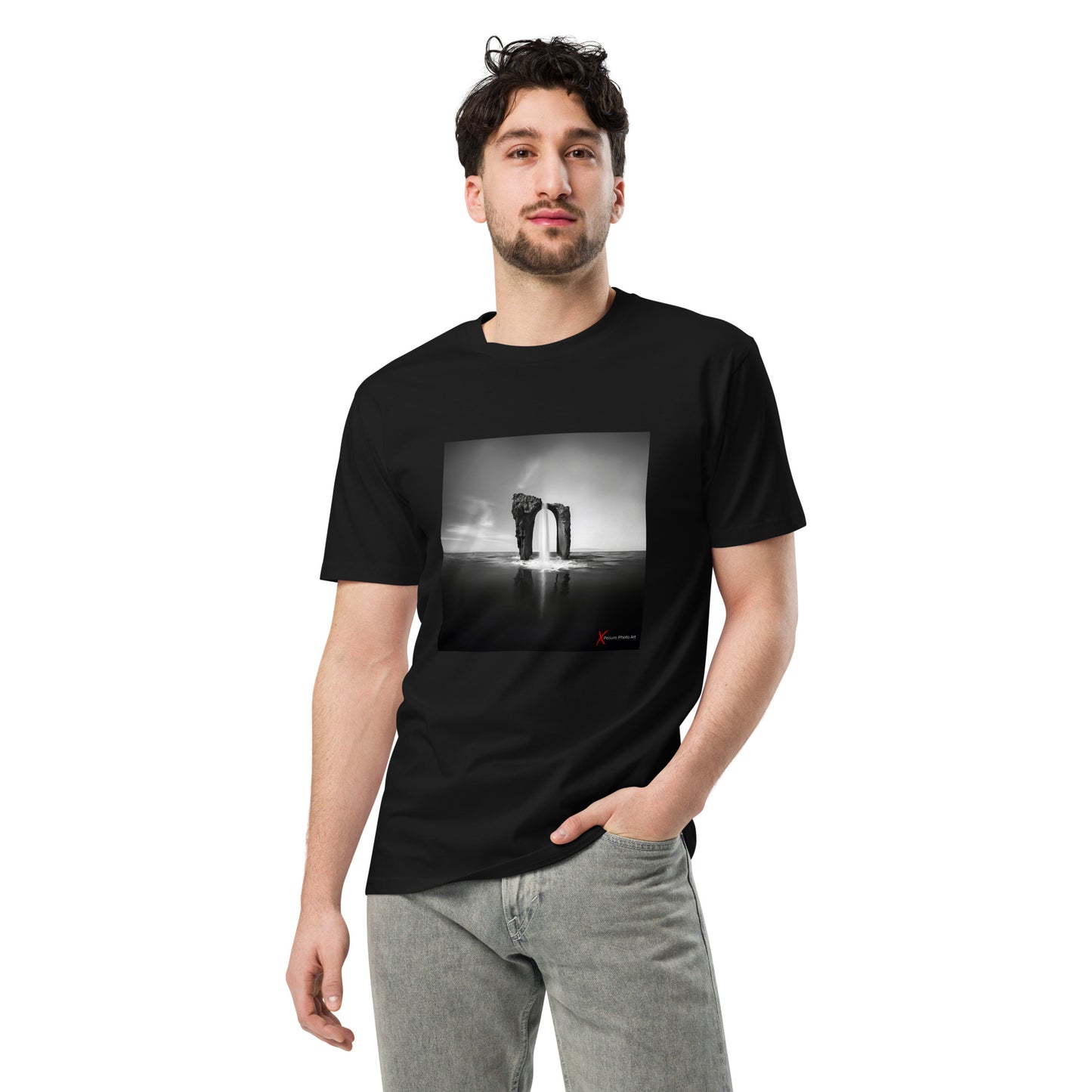 Unisex premium t-shirt, Surreal Cascade