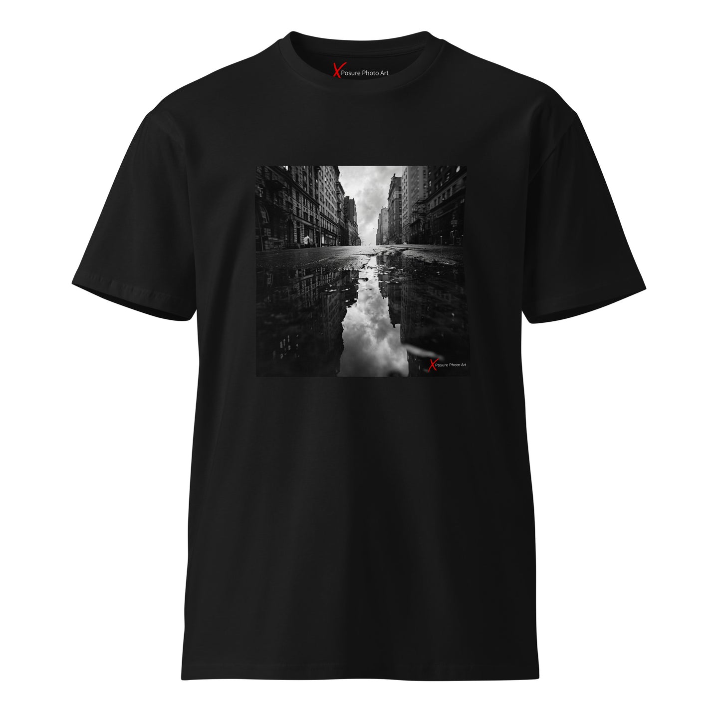 Unisex premium t-shirt, Street Reflection