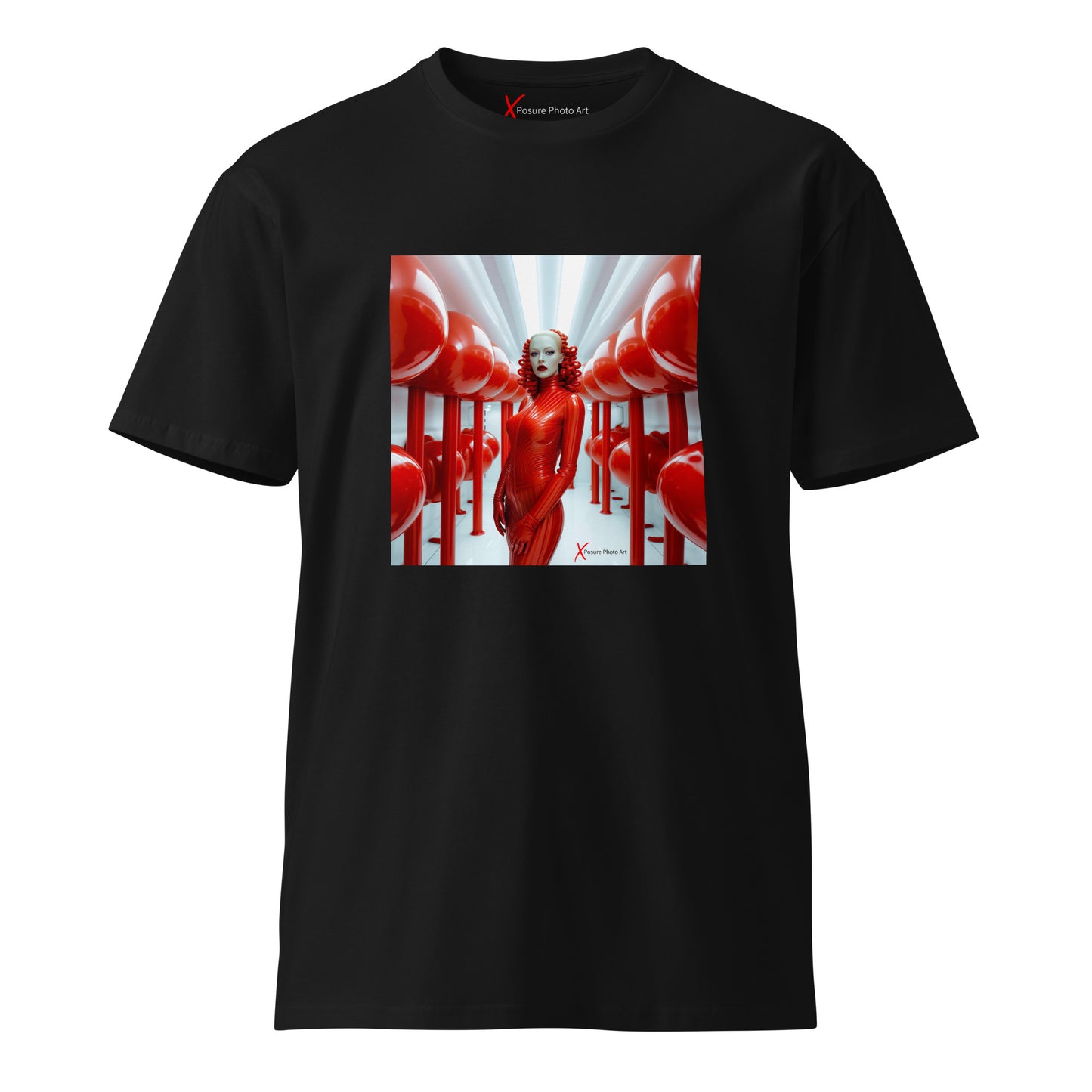 Unisex premium t-shirt, Latex in Red