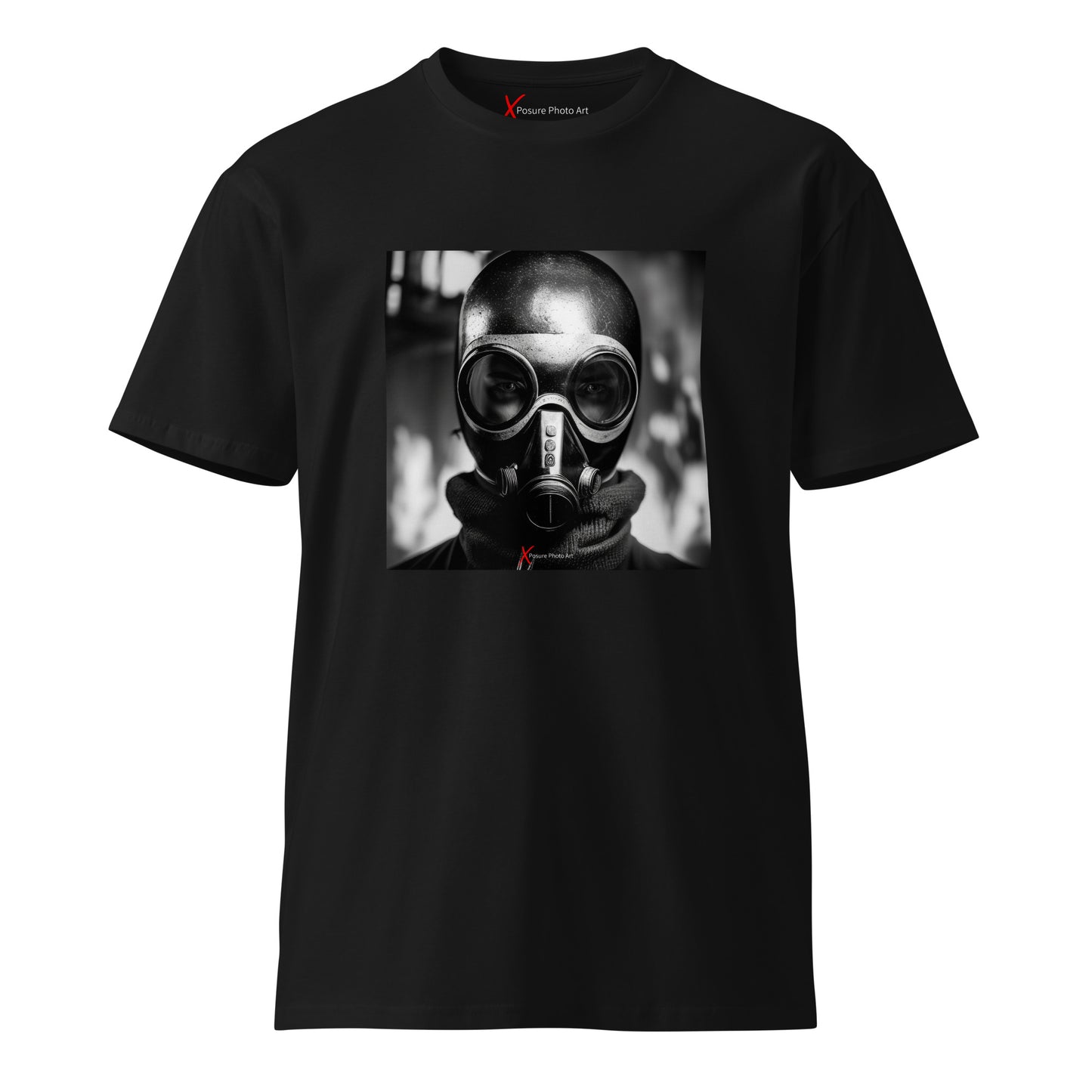 Unisex premium t-shirt, Gas mask