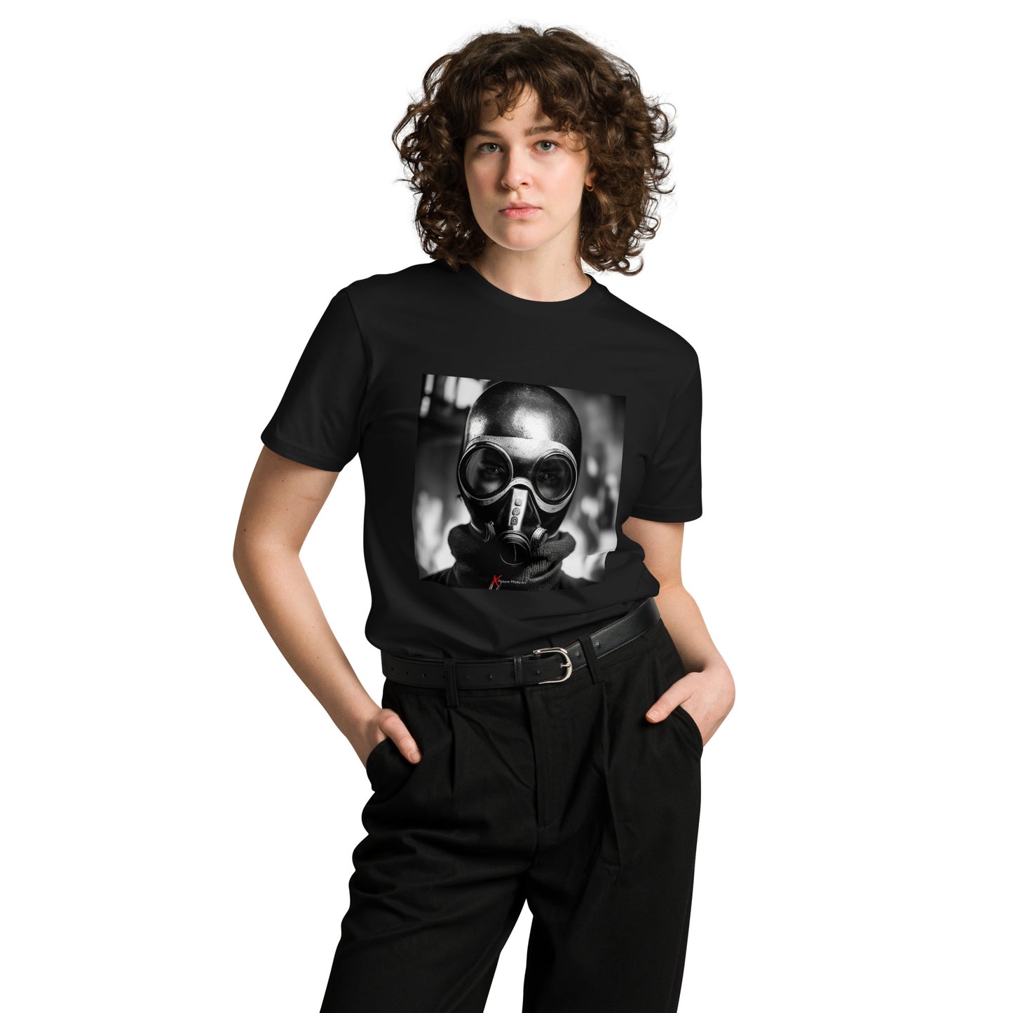 Unisex premium t-shirt, Gas mask