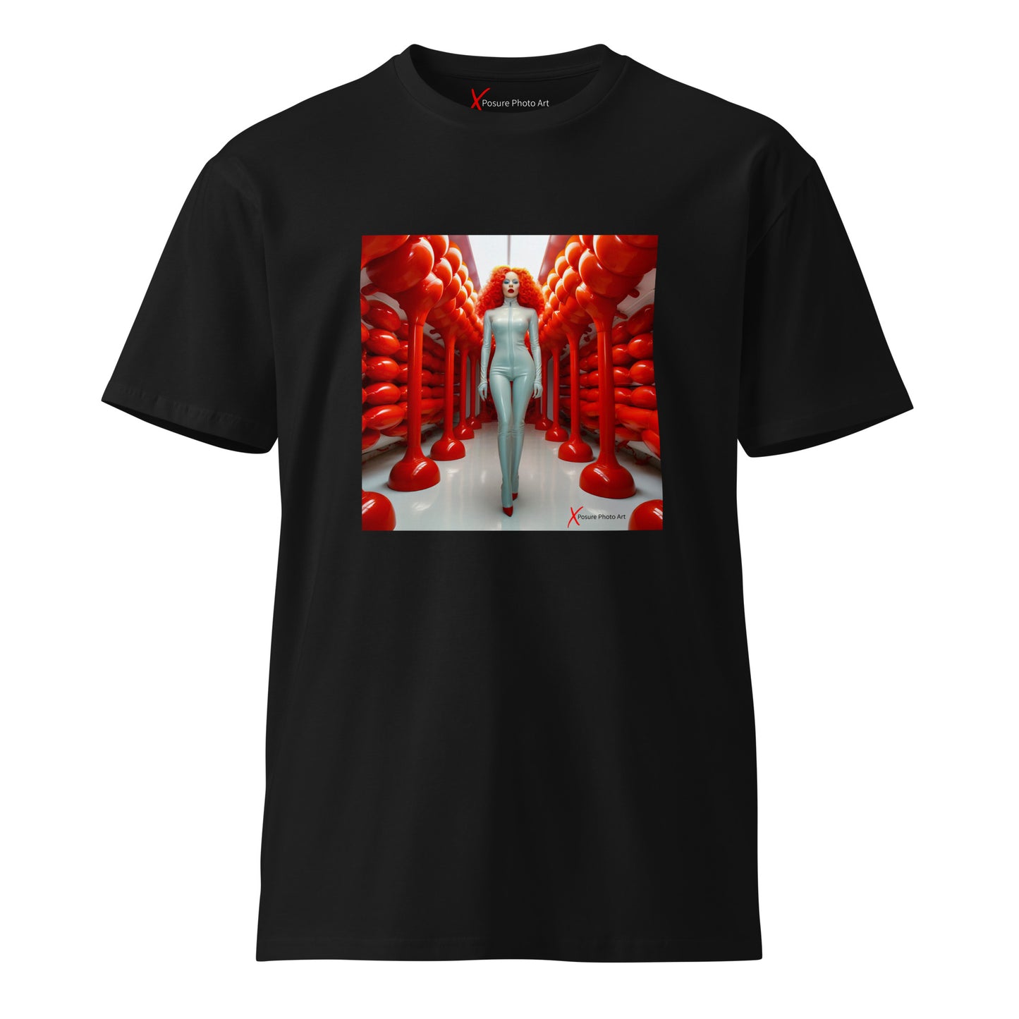 Unisex premium t-shirt, Latex in Red