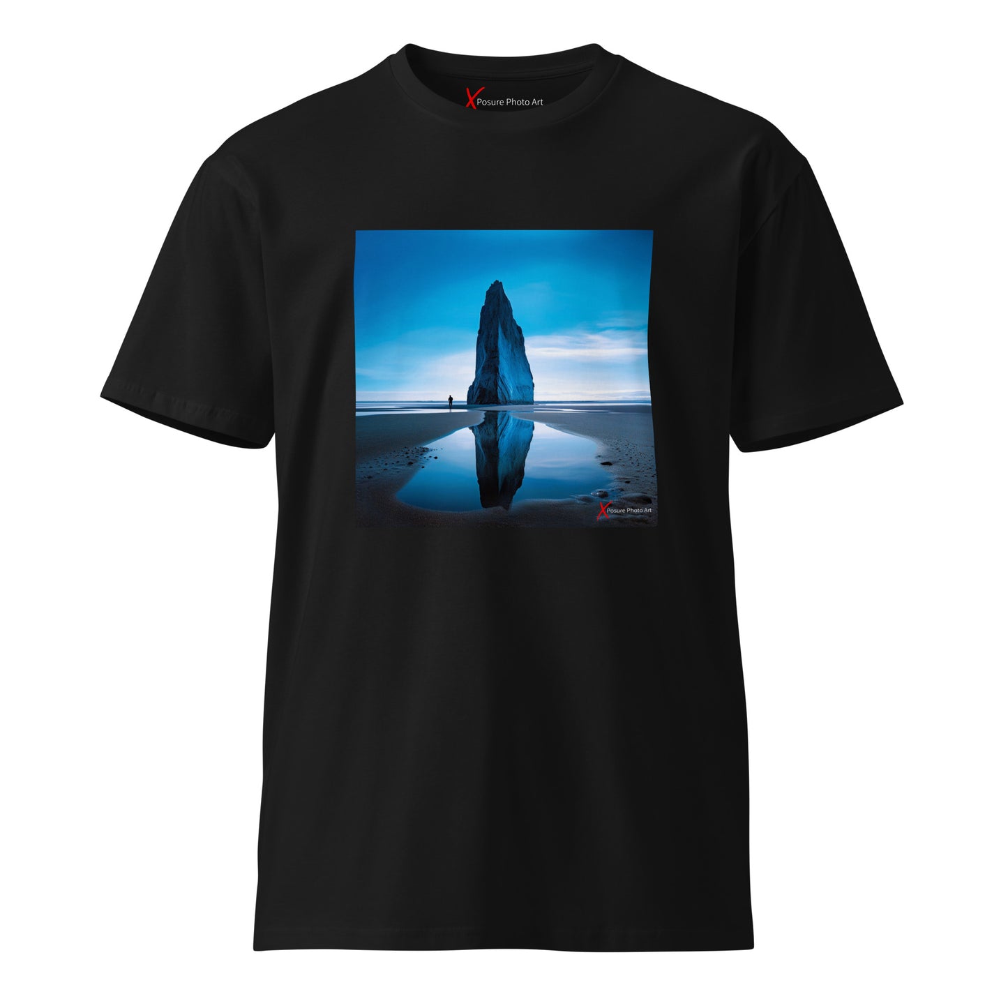 Unisex premium t-shirt, Blue Pinnacle