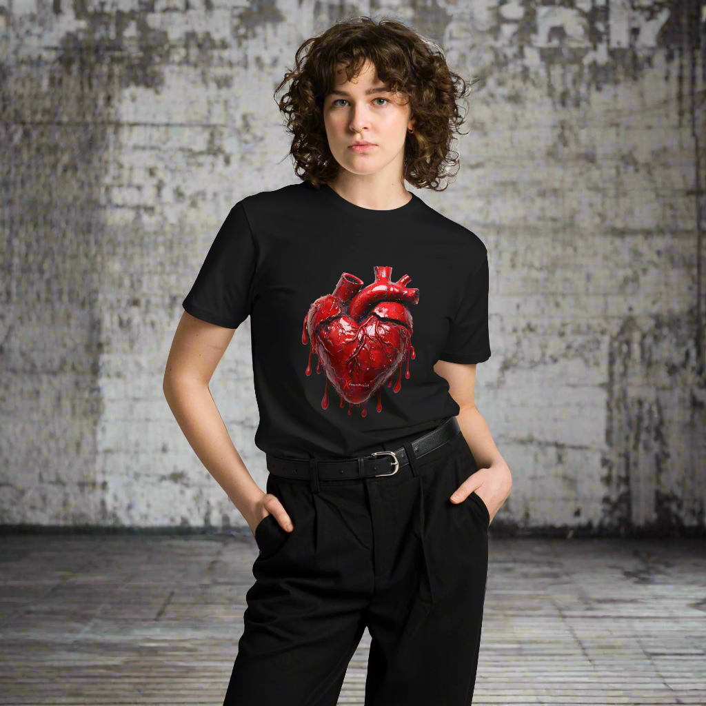 Unisex premium t-shirt, Bleeding Heart