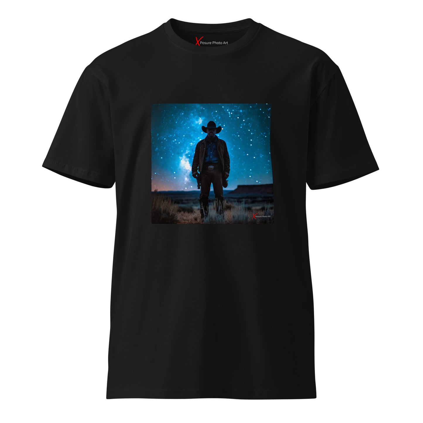 Unisex premium t-shirt, Night Cowboy