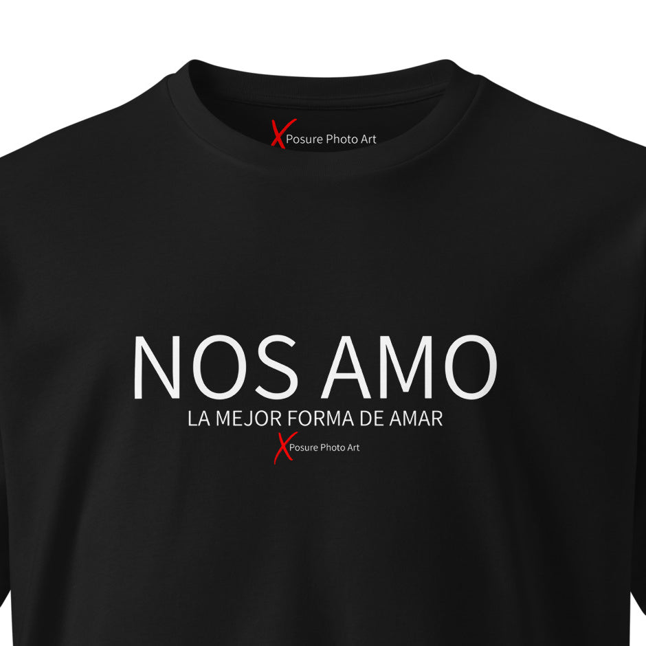 Unisex premium t-shirt- NOS AMO, LA MEJOR FORMA DE AMAR.