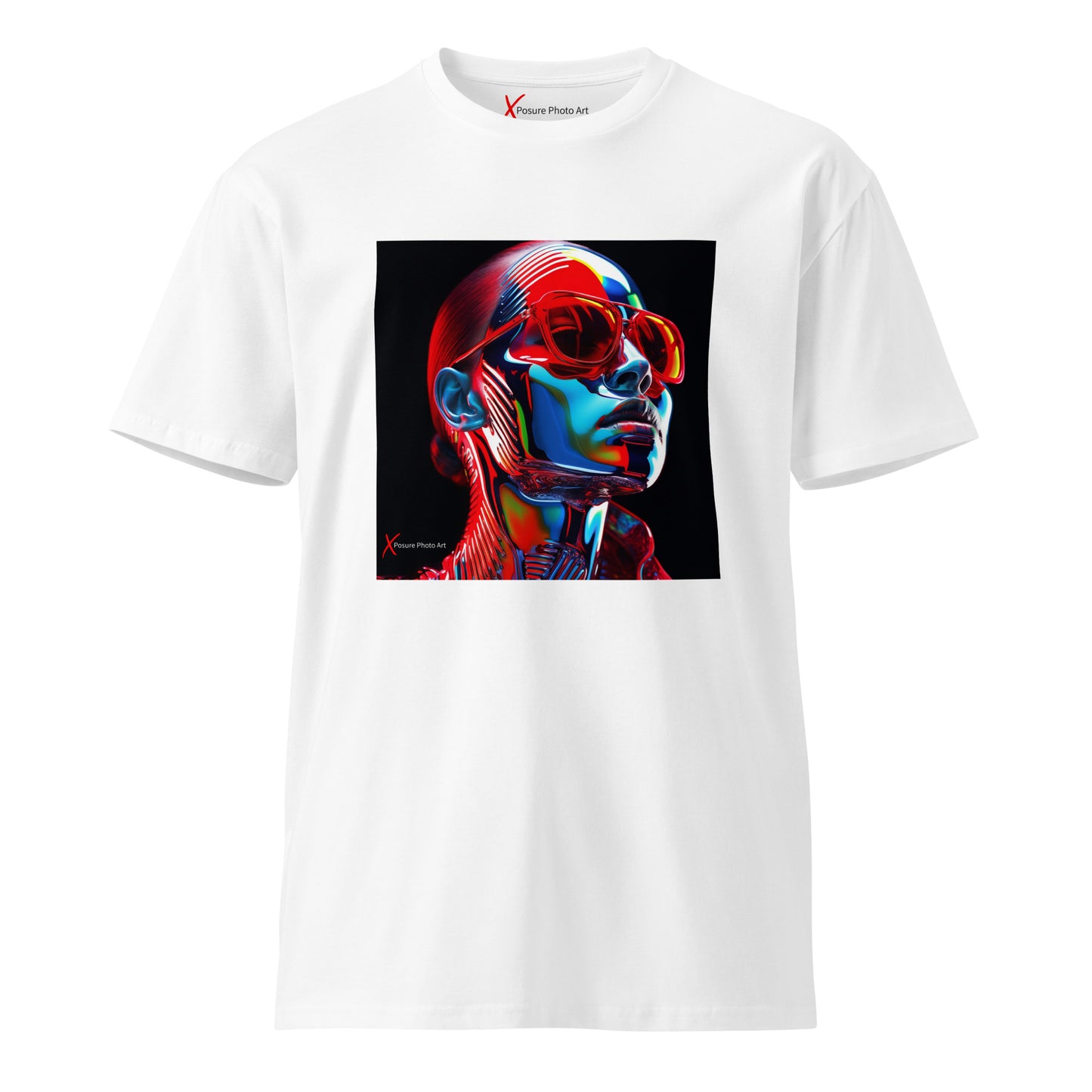 Unisex premium t-shirt, Neon Glow Girl